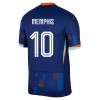 Maglia ufficiale Paesi Bassi Memphis 10 Trasferta Euro 2024 per Uomo